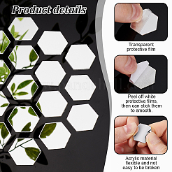 200Pcs Adhesive Acrylic Cabochons Sheets&nbsp;DIY-PH0022-92