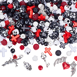 DIY Gothic Style Stretch Bracelet Making Kits&nbsp;DIY-SC0033-37