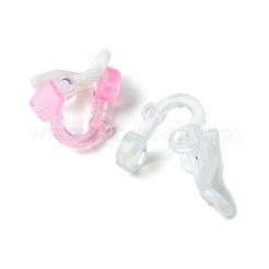 40Pcs 2 Colors Plastic Clip-on Earring Findings&nbsp;KY-FS0001-23