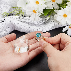 Acrylic Finger Ring Display Holders&nbsp;RDIS-WH0020-02B-01