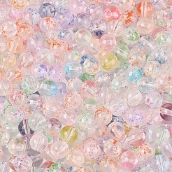 Baking Paint Transparent Glass Beads&nbsp;DGLA-T004-08L