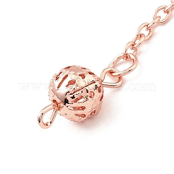 Brass Cable Chain Pointed Dowsing Pendulums&nbsp;HJEW-D004-04RG