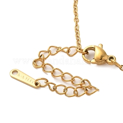 Golden 202 Stainless Steel Constellation Pendants Necklaces&nbsp;LS-NJEW-K380-02G-05
