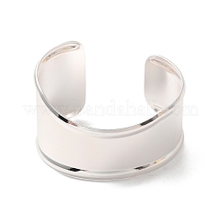 Rack Plating Brass Cuff Bangles&nbsp;BJEW-A137-02S