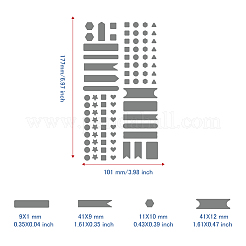 Stainless Steel Cutting Dies Stencils&nbsp;DIY-WH0242-261