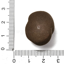 Flocking Opaque Resin Cabochons&nbsp;RESI-K033-07A