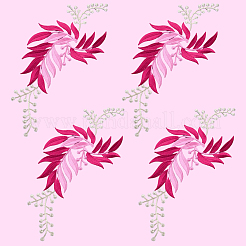 Thread Embroidery Flower Cloth Patches&nbsp;PATC-WH20010-02C