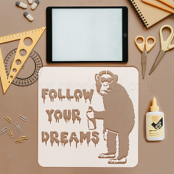 PET Hollow Out Drawing Painting Stencils&nbsp;DIY-WH0391-0902