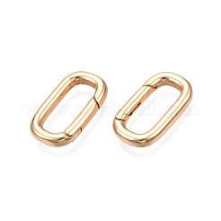 Brass Spring Gate Rings&nbsp;KK-N216-357LG