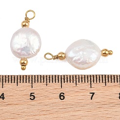 Natural Baroque Keshi Pearl Pendants&nbsp;PA-CBA0A45-14G