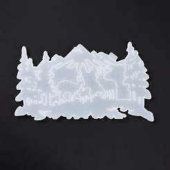 Tree & Mountain Display Decoration Silicone Molds&nbsp;LS-DIY-K051-10