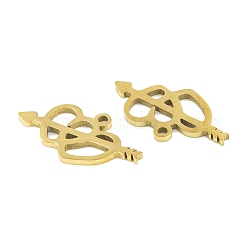 5Pcs 201 Stainless Steel Pendants&nbsp;STAS-M056-03G