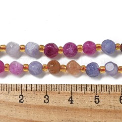 Natural Multicolor Tourmaline Beads Strands&nbsp;G-K387-A11-01
