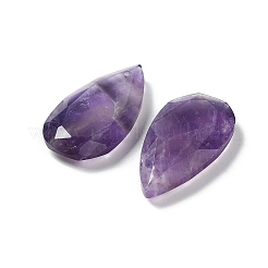 Natural Amethyst Faceted Pendants&nbsp;G-D082-01E