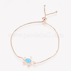 Adjustable Brass Bolo Bracelets&nbsp;BJEW-L618-02RG