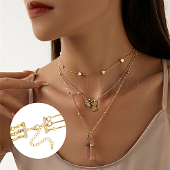 4 Sets Brass Micro Pave Cubic Zirconia Chain Extender&nbsp;KK-HY0003-15