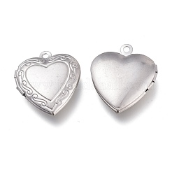 Tarnish Resistant 316 Stainless Steel Locket Pendants&nbsp;STAS-Z010-03A