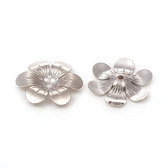 6-Petal Brass Bead Caps&nbsp;X-KK-I669-06P