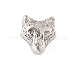 304 Stainless Steel Wolf Clip-on Earrings&nbsp;EJEW-B116-02P