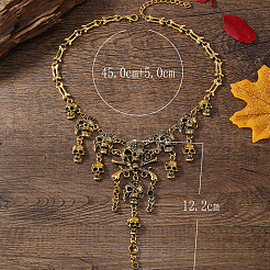 Halloween Gothic Zinc Alloy Pendant Necklaces&nbsp;QF2193-5