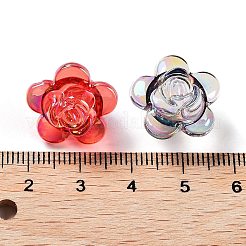 UV Plating Transparent Acrylic Beads&nbsp;MACR-K356-09
