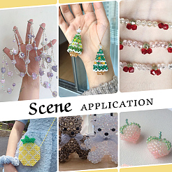 560pcs 14 Style Transparent Acrylic Beads&nbsp;TACR-AR0001-18