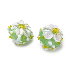 Handmade Lampwork Enamel Beads&nbsp;LAMP-Z020-05B