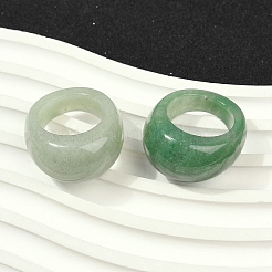Natural Green Aventurine Finger Rings for Unisex&nbsp;RJEW-C128-01B
