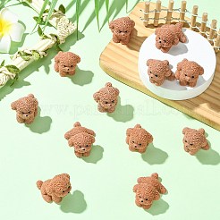 20pcs 4 Styles Mini Resin Dog Ornaments&nbsp;RESI-CJ0004-84