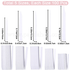 500Pcs 5 Style Perfume Paper Test Strips&nbsp;DIY-CP0009-88