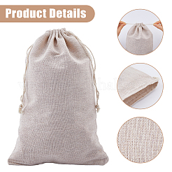 10Pcs Cotton Packing Pouches Drawstring Bags&nbsp;ABAG-ME0001-08
