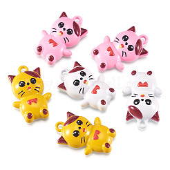 6Pcs 3 Colors Alloy Pendants&nbsp;FIND-TADJ0001-14