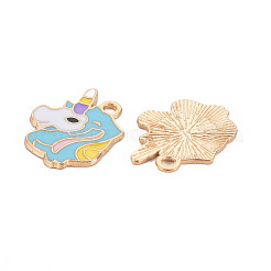 Alloy Enamel Pendants&nbsp;ENAM-T016-06B-RS