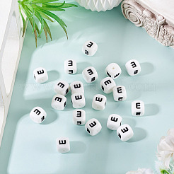 20Pcs Food Grade Eco-Friendly Silicone Beads&nbsp;SIL-TADJ0001-02E