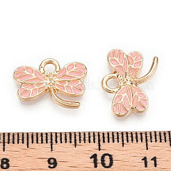 Light Gold Plated Alloy Pendants&nbsp;LS-ENAM-T009-69D-RS