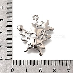 Alloy Rhinestone Pendants&nbsp;FIND-D305-08P