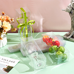 Transparent PET Tea Storage Boxes&nbsp;CON-WH0106-08H