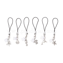 Marine Theme Alloy Mobile Straps&nbsp;HJEW-JM03441