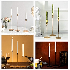 Iron Candle Holder&nbsp;AJEW-PH0002-22