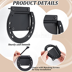 8Pcs Iron Hook Accessories&nbsp;FIND-WA0001-10