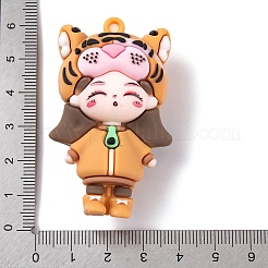 The 12 Chinese Zodiac Girl Doll PVC Plastic Pendants&nbsp;LS-KY-S172-16C