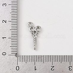 Brass Micro Pave Clear Cubic Zirconia Pendants&nbsp;KK-L238-19P