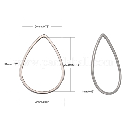 Tarnish Resistant 304 Stainless Steel Linking Rings&nbsp;X-STAS-T047-16C