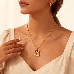 304 Stainless Steel Micro Pave Clear Cubic Zirconia Heart with Flower Bird Pendant Necklaces for Women&nbsp;WG05DAA-01