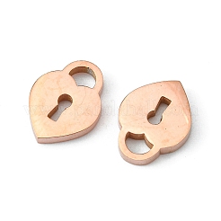 PVD Vacuum Plating 304 Stainless Steel Charms&nbsp;LS-STAS-WH0016-04-RG02