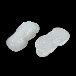 Spray Painted Imitation Jade Glass Beads&nbsp;GLAA-Z007-01F