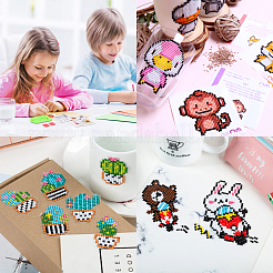 DIY Diamond Painting Stickers Kits For Kids&nbsp;DIY-WH0168-58