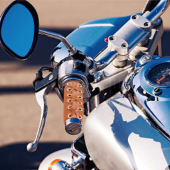 2 Sets 2 Colors Imitation Leather Motorbike Handle Ccover&nbsp;AJEW-AN0007-41