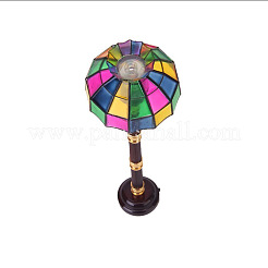 1:12 Dollhouse Mini LED Color Floor Lamp Battery Version&nbsp;PW-WG69177-01