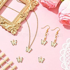 5Pcs Brass with Cubic Zirconia Enamel Charms&nbsp;KK-SZ0003-41